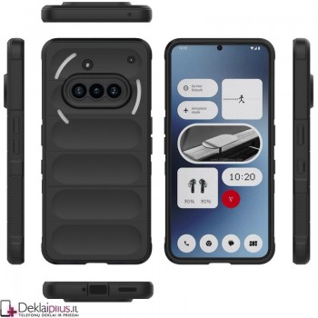 Magic Shield guminis dėklas su kameros apsauga - juodas (Nothing Phone 3A) Magic Shield guminis dėklas su kameros apsauga - juodas (Nothing Phone 3A)